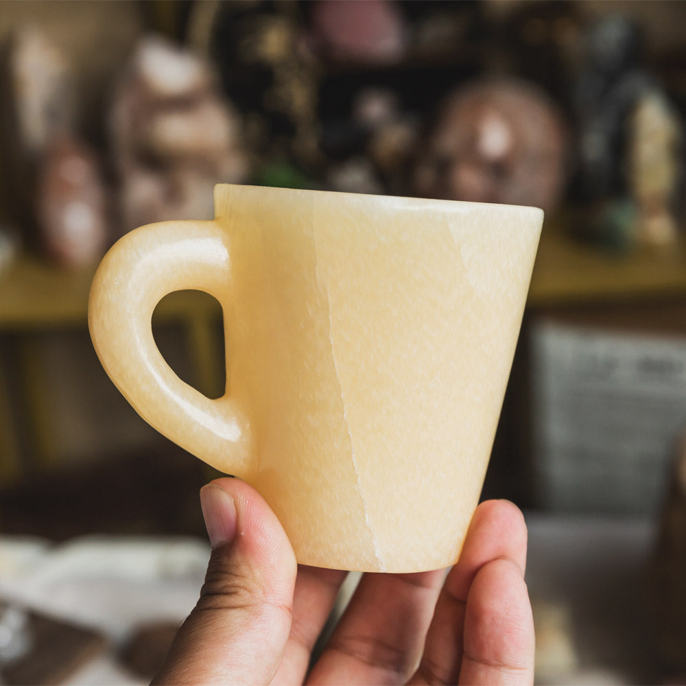 Reikistal Orange Calcite Cup