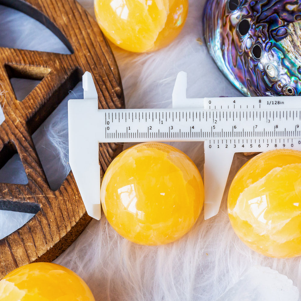 Reikistal Orange Calcite Sphere