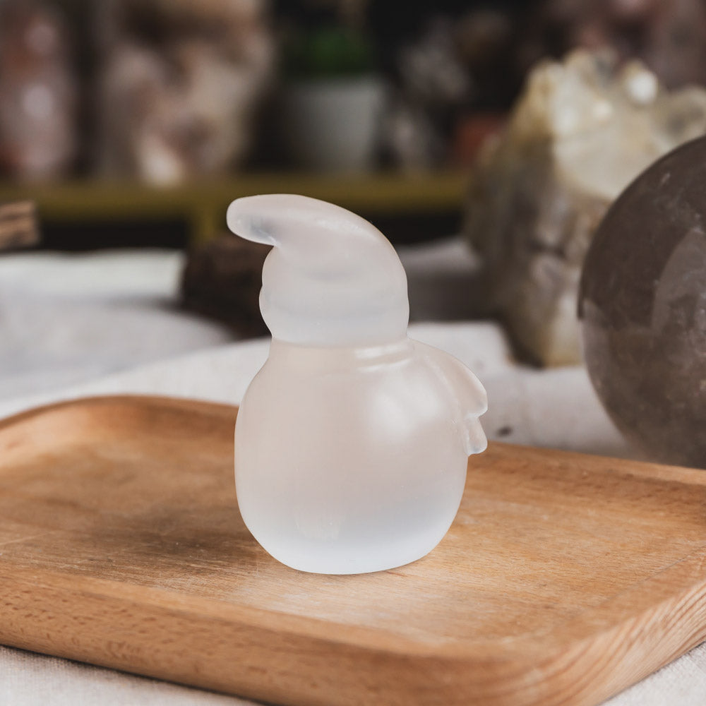 Reikistal Selenite Bonhomme de neige