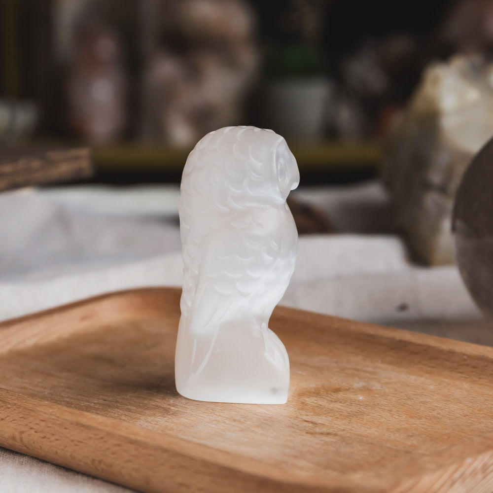Reikistal Selenite Owl