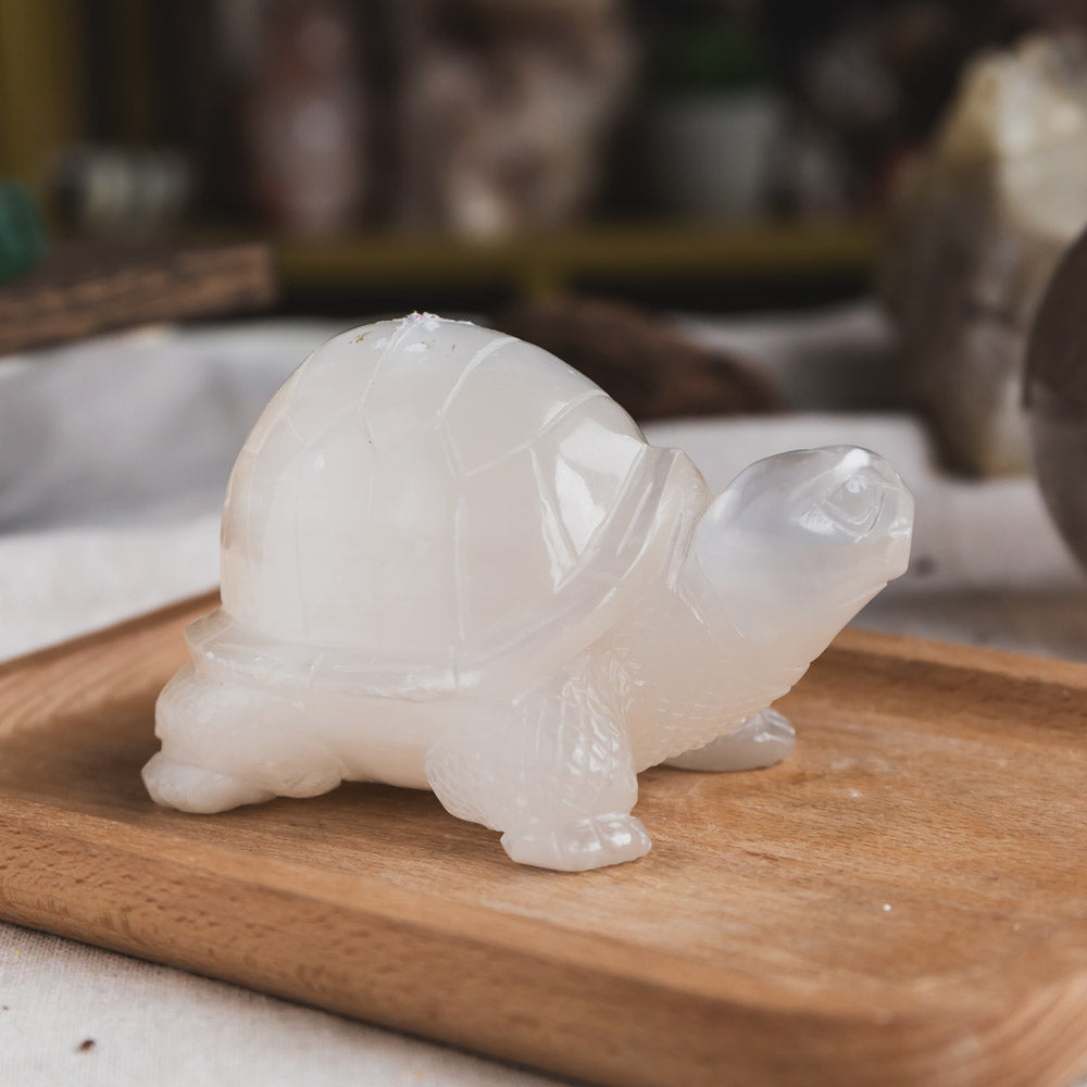 Reikistal Selenite Turtle