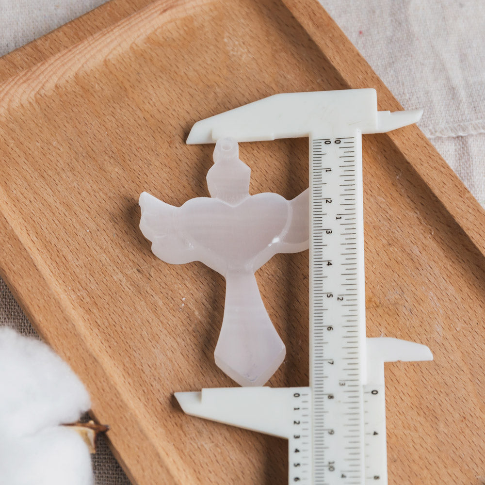 Reikistal Selenite Cross