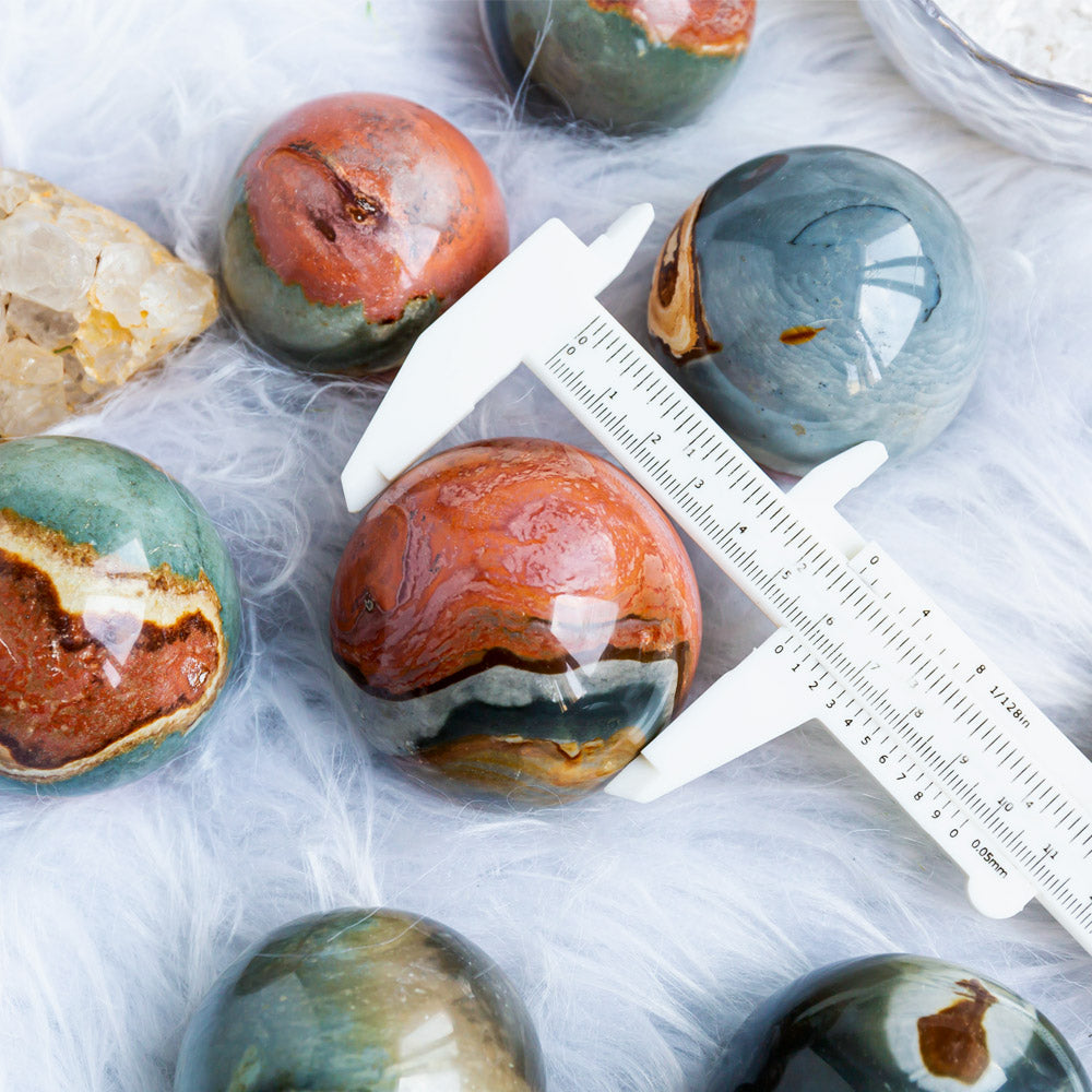 Reikistal Polychrome Jasper Sphere