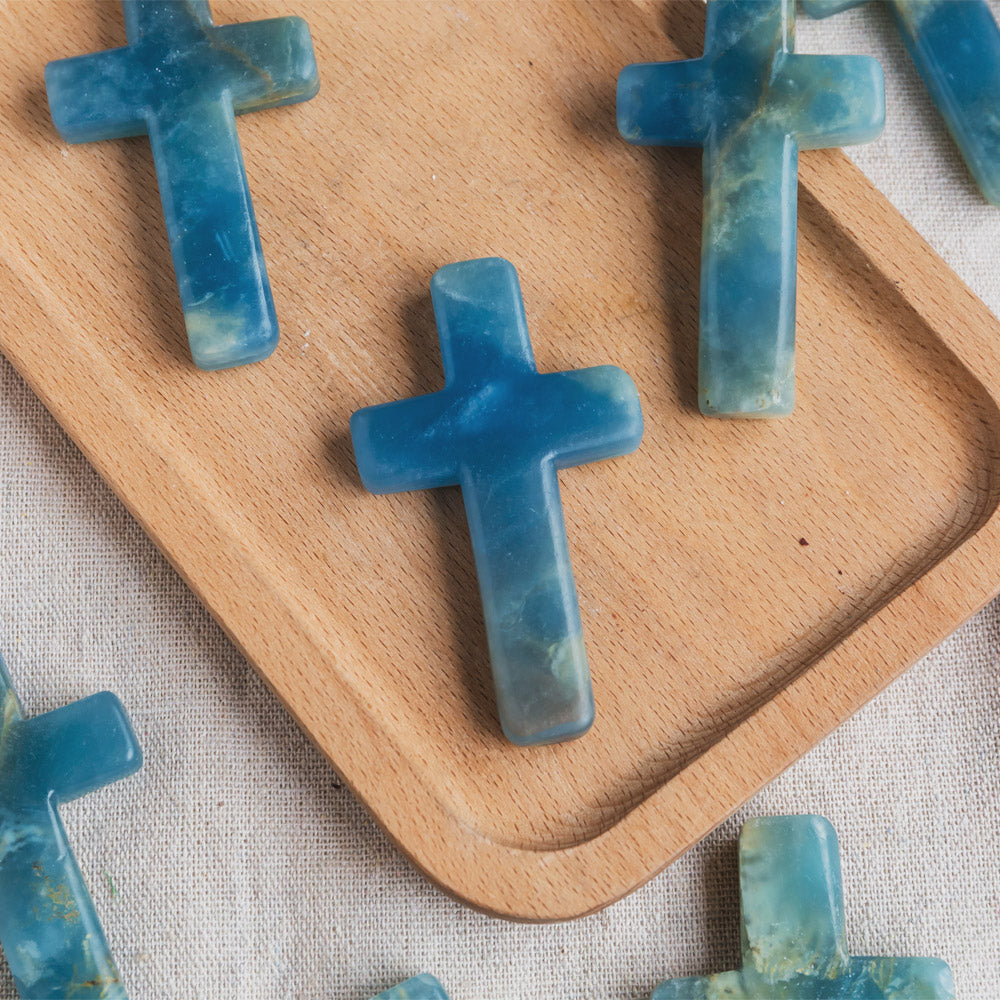 Reikistal Blue Onyx Cross