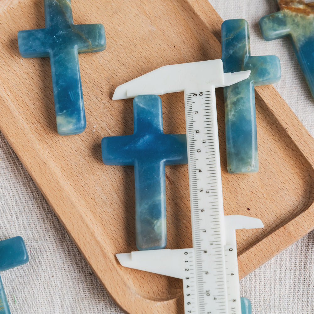 Reikistal Blue Onyx Cross