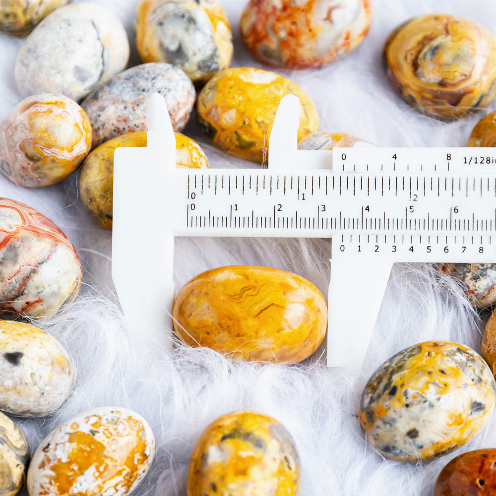 Reikistal Crazy Lace Agate Tumbled Stone
