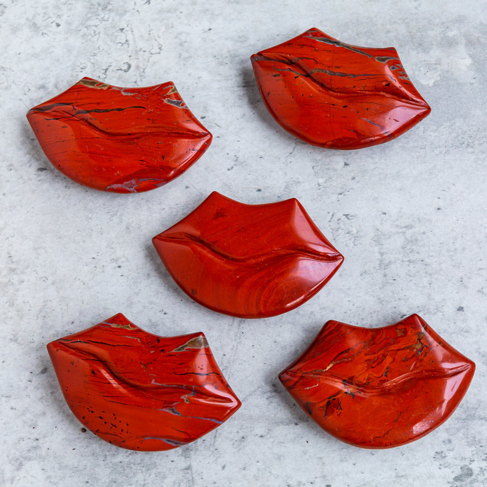 Reikistal Red Jasper Lips