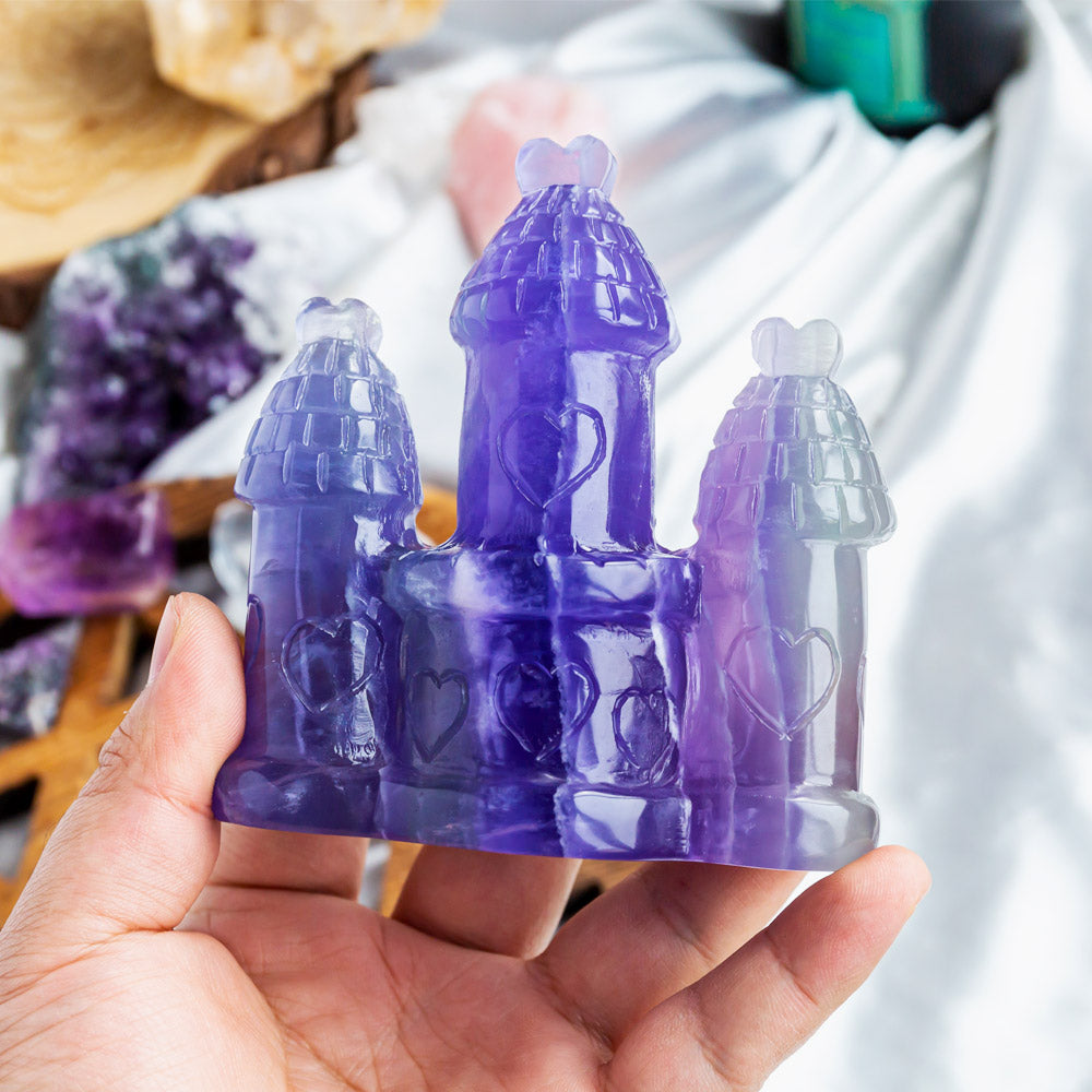Reikistal Purple Fluorite Castle