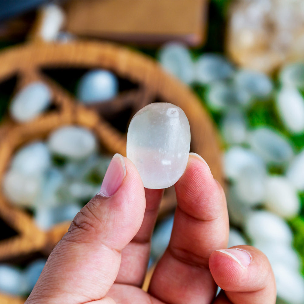 Reikistal Selenite Tumbled Stone