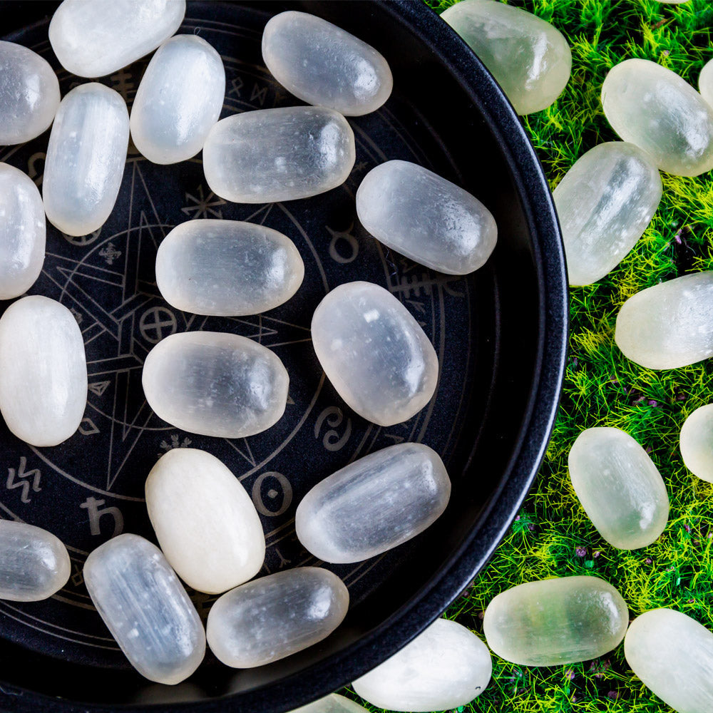 Reikistal Selenite Tumbled Stone