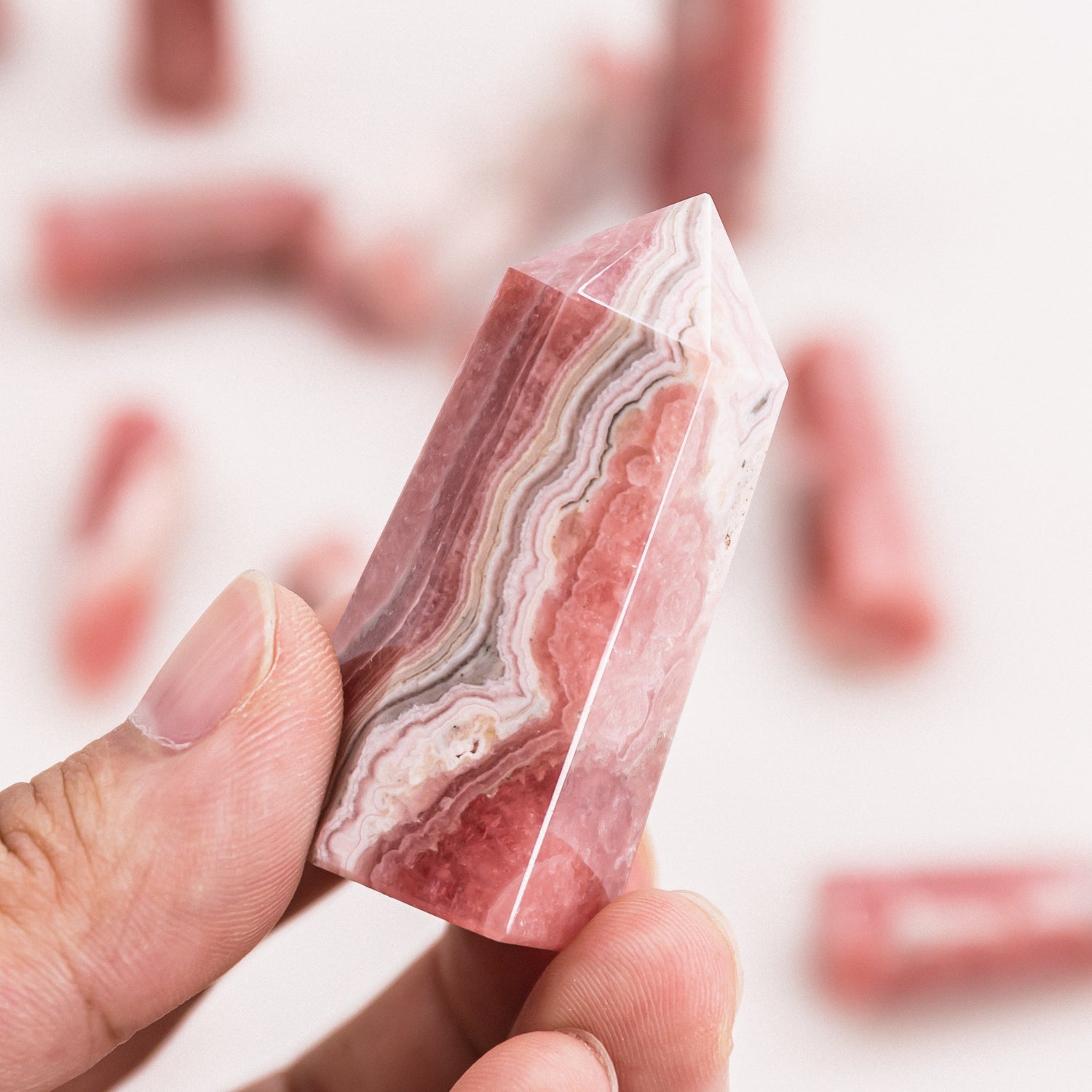 Reikistal Rhodochrosite Point