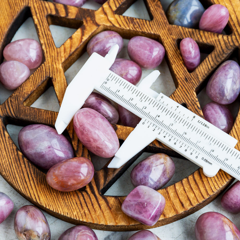 Reikistal Lavender Rose Quartz Tumbled Stone