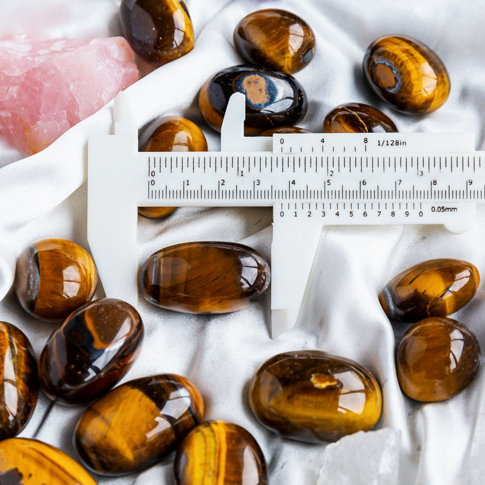 Reikistal Tigers Eye Tumbled Stone