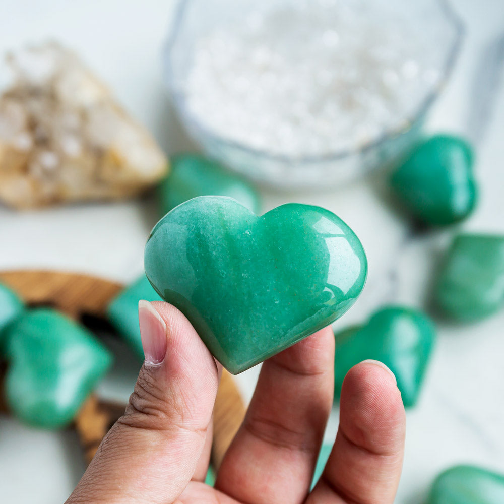 Reikistal Green Aventurine Hearts