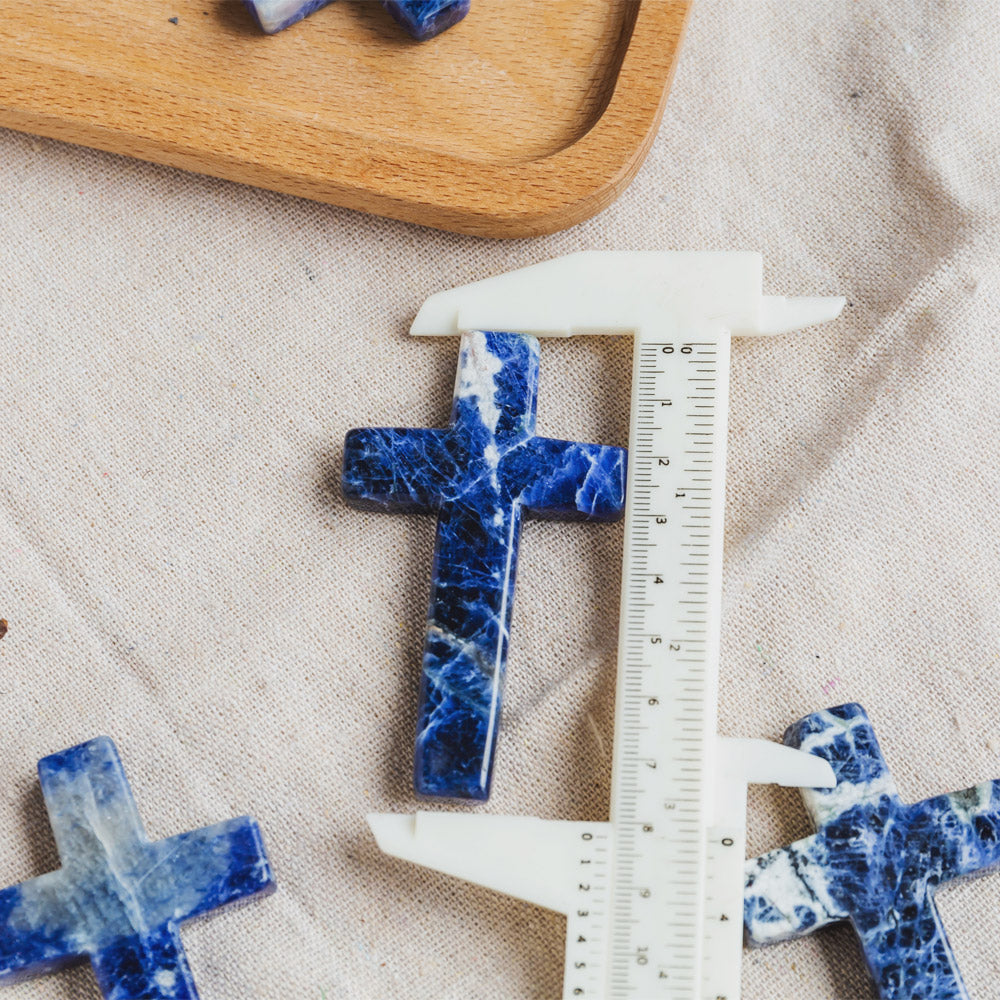 Reikistal Sodalite Cross