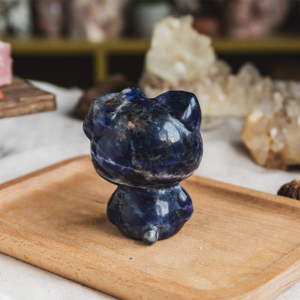 Reikistal Sodalite Hello Kitty