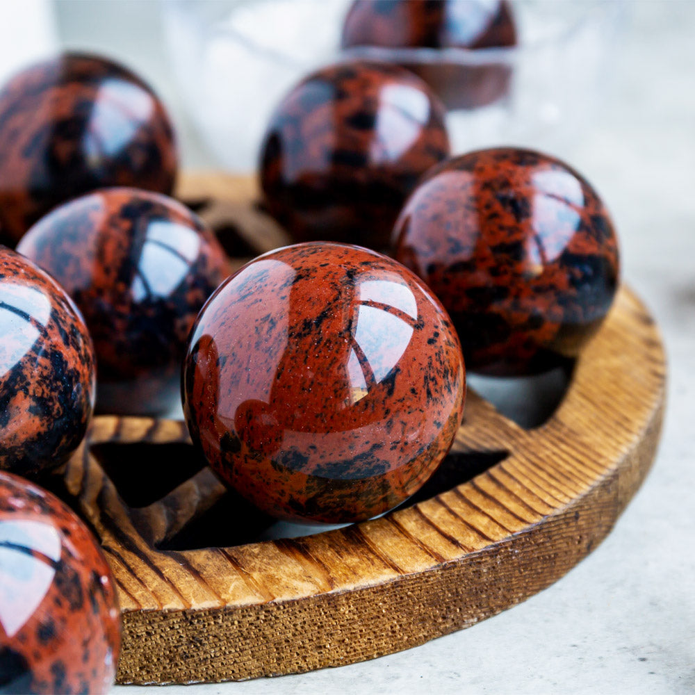 Reikistal Mahogany Obsidian Sphere