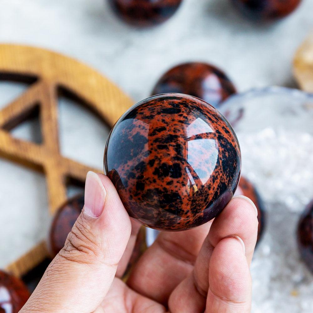 Reikistal Mahogany Obsidian Sphere