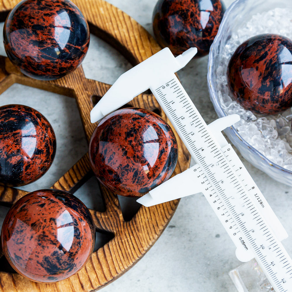 Reikistal Mahogany Obsidian Sphere