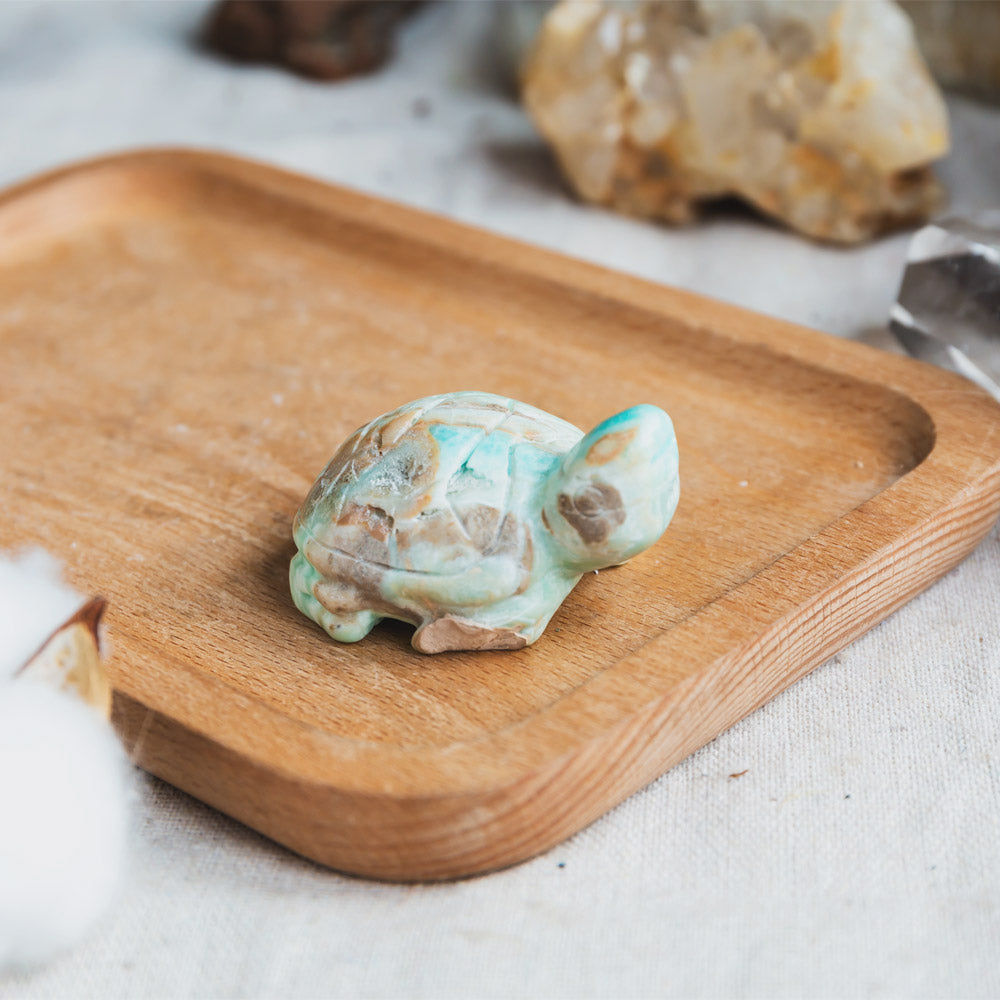 Reikistal Blue Aragonite Turtel
