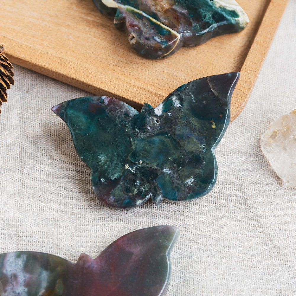 Reikistal Ocean Jasper Butterfly