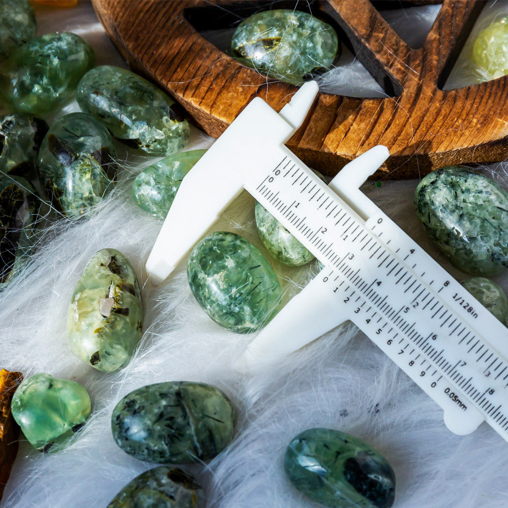 Reikistal Prehnite Tumbled Stone