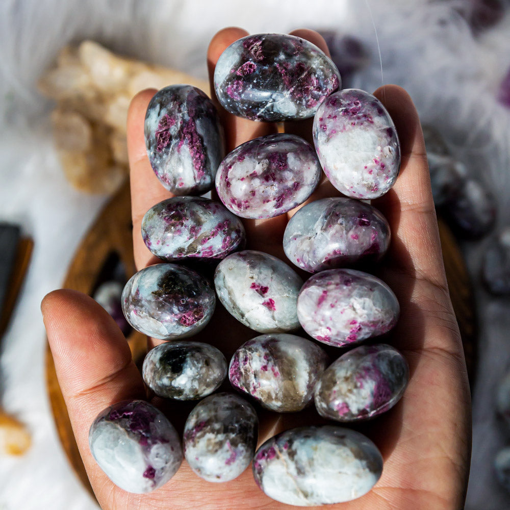 Reikistal Rubellite Tumbled Stone