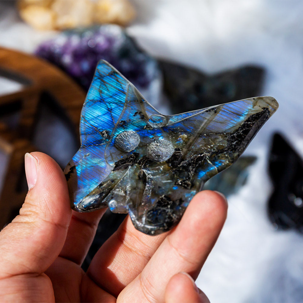 Reikistal Labradorite Butterfly