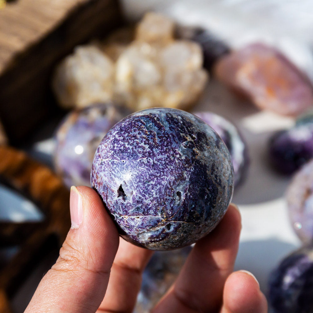 Reikistal Purple Sphalerite Sphere