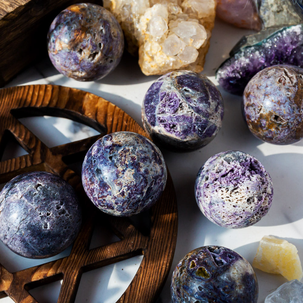 Reikistal Purple Sphalerite Sphere