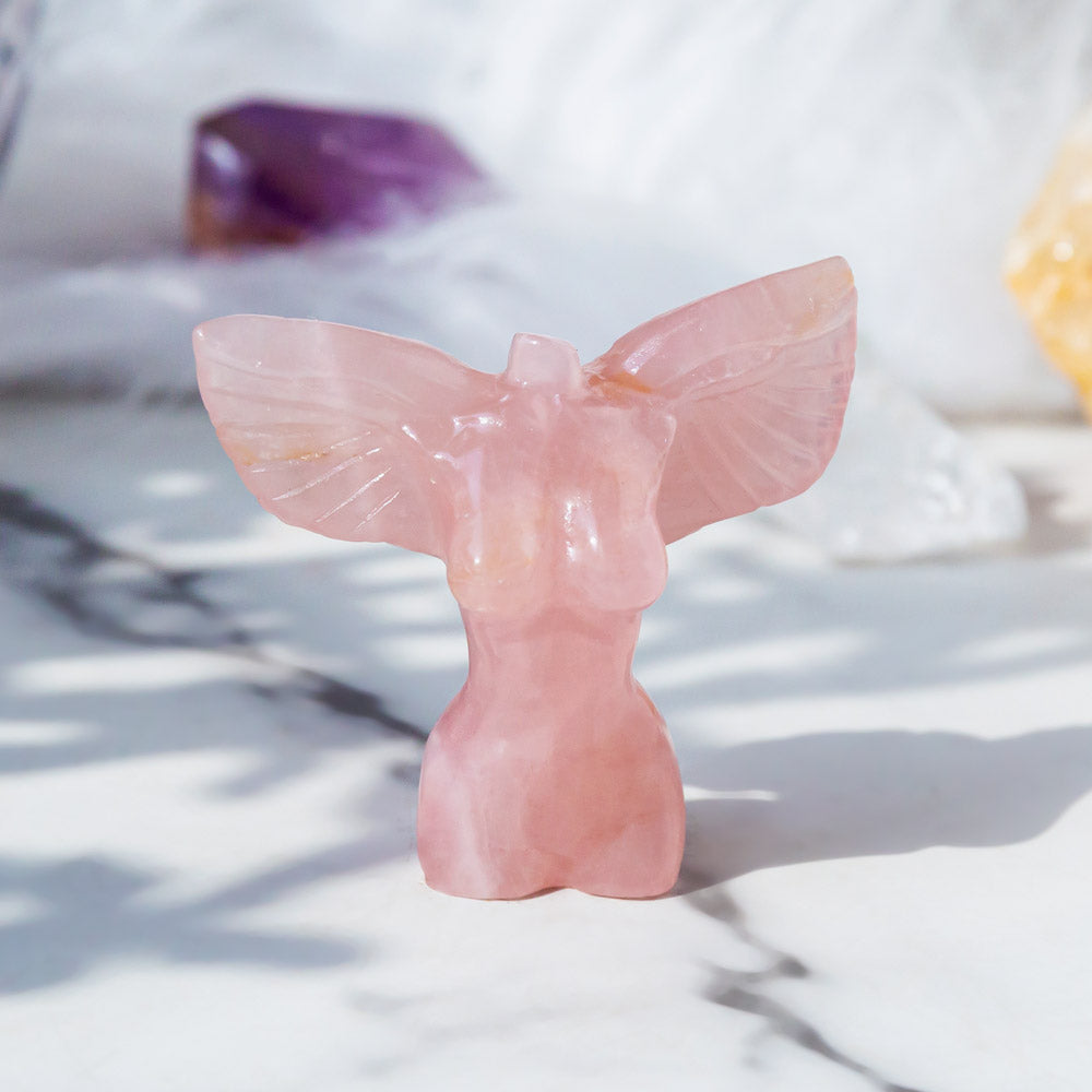 Reikistal Crystal Angel With Wing