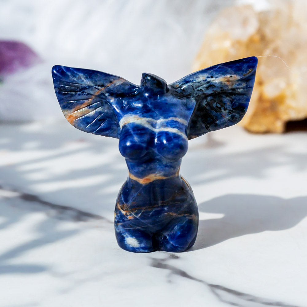 Reikistal Crystal Angel With Wing