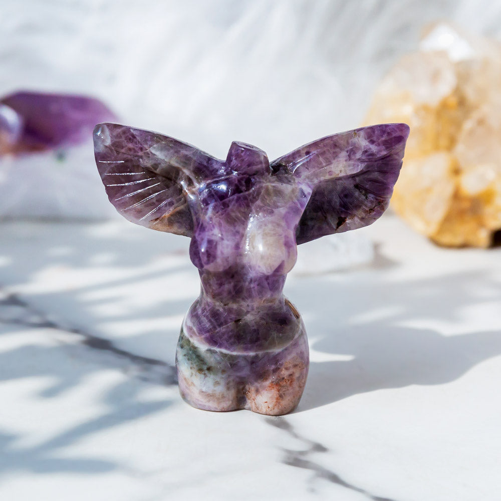 Reikistal Crystal Angel With Wing