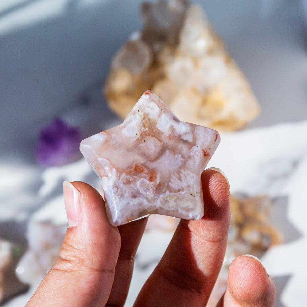 Reikistal Flower Agate Star