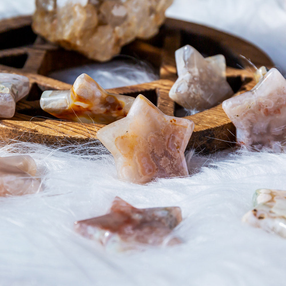 Reikistal Flower Agate Star