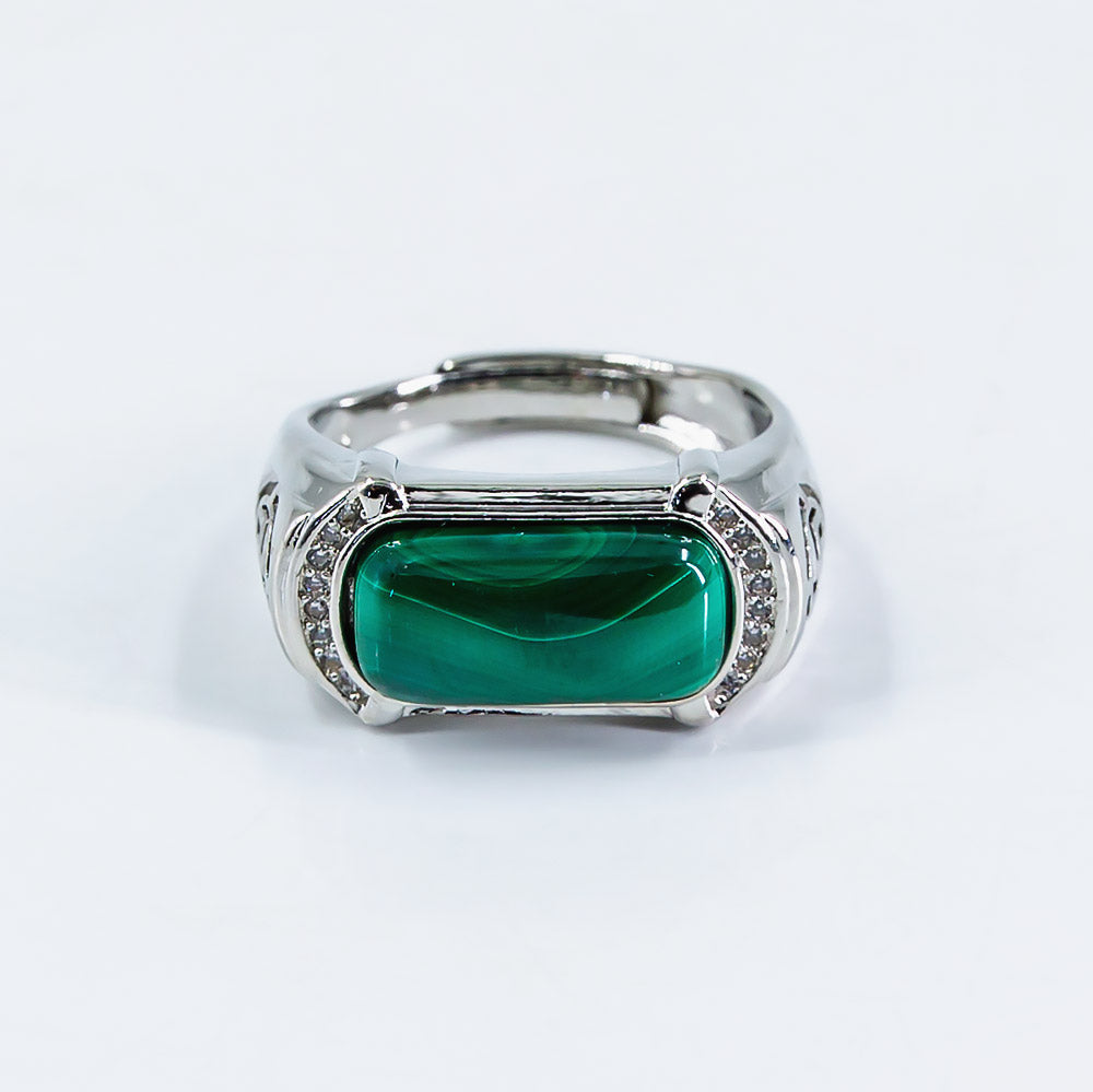 Reikistal Malachite Ring