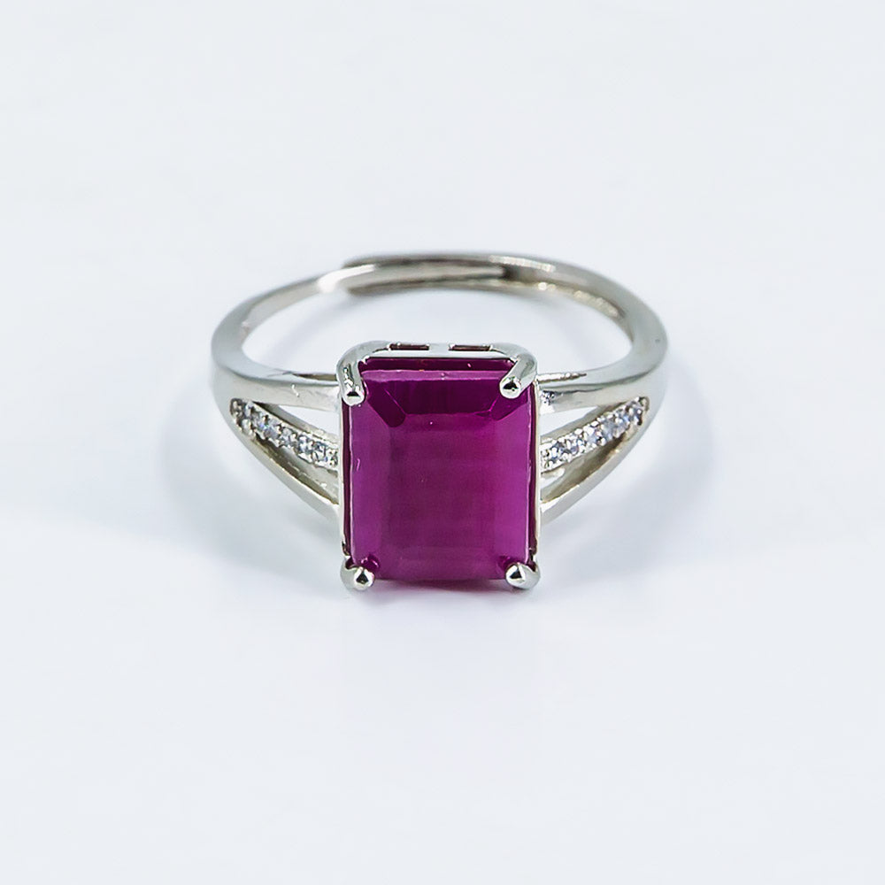 Reikistal Square Crystal Ring