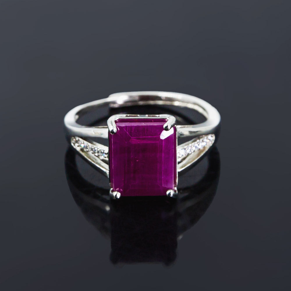 Reikistal Square Crystal Ring