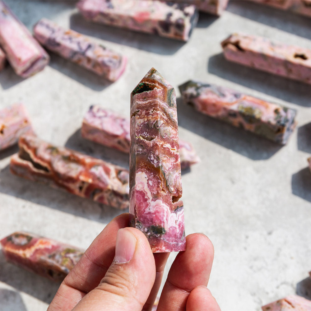 Reikistal Rhodochrosite Point