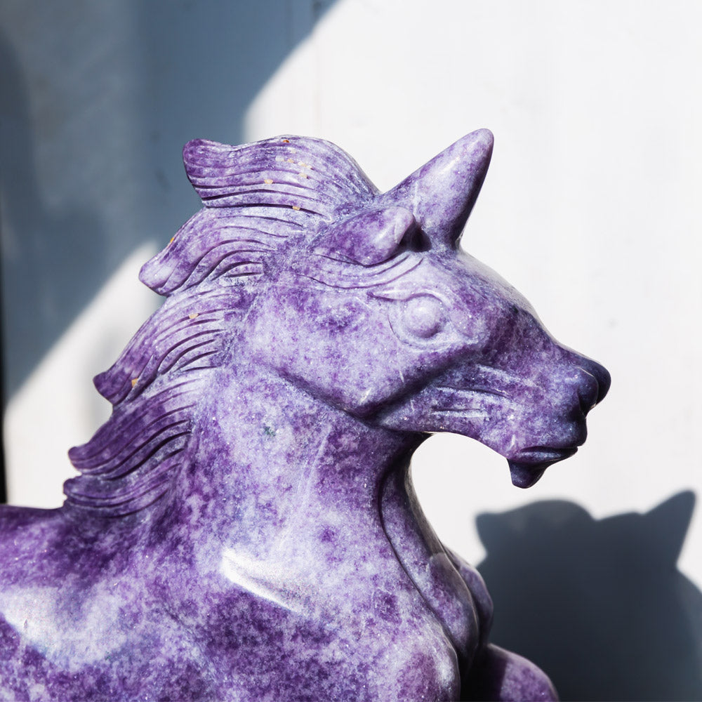 Reikistal Lepidolite Häst