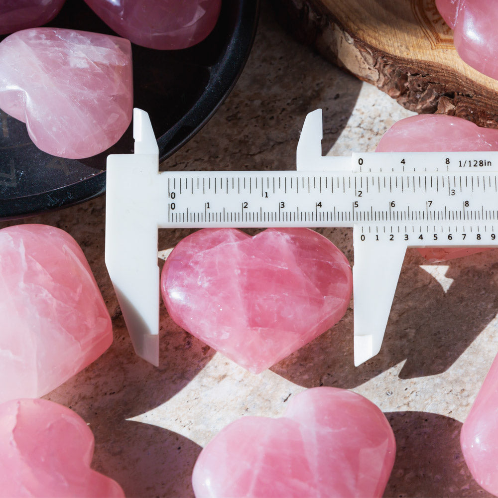 Reikistal Rose Quartz Heart