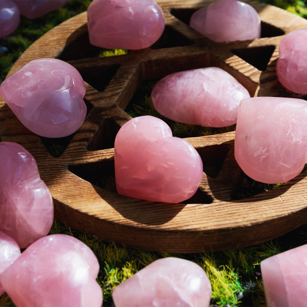 Reikistal Rose Quartz Heart