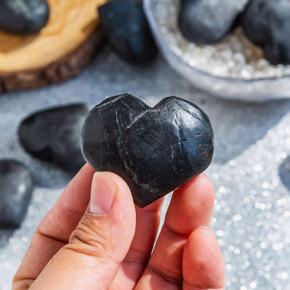 Reikistal Shungite Heart