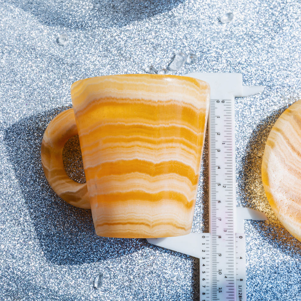 Reikistal Orange Calcite Cup