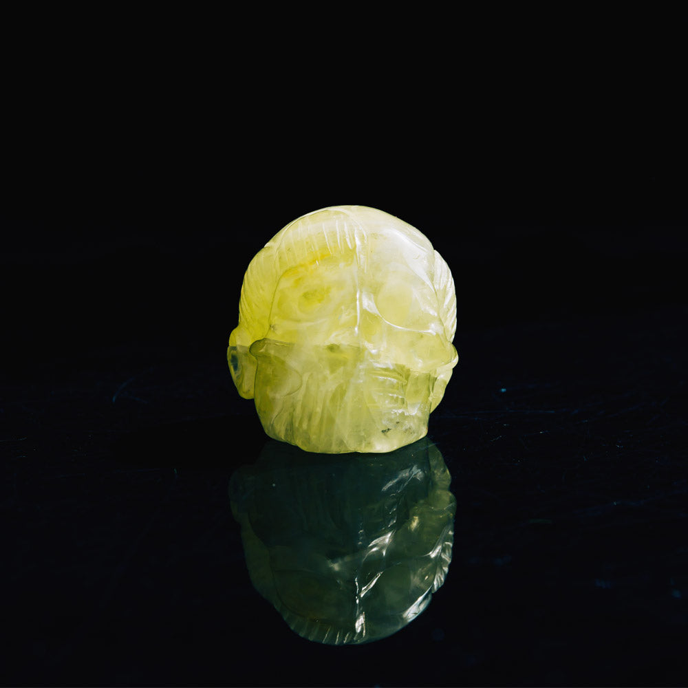 Reikistal 2" Citrine Skull