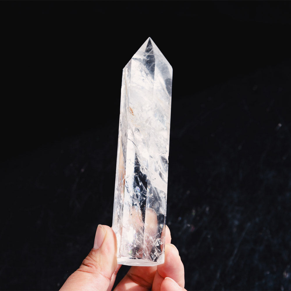 Reikistal 5.5" Clear Quartz Tower