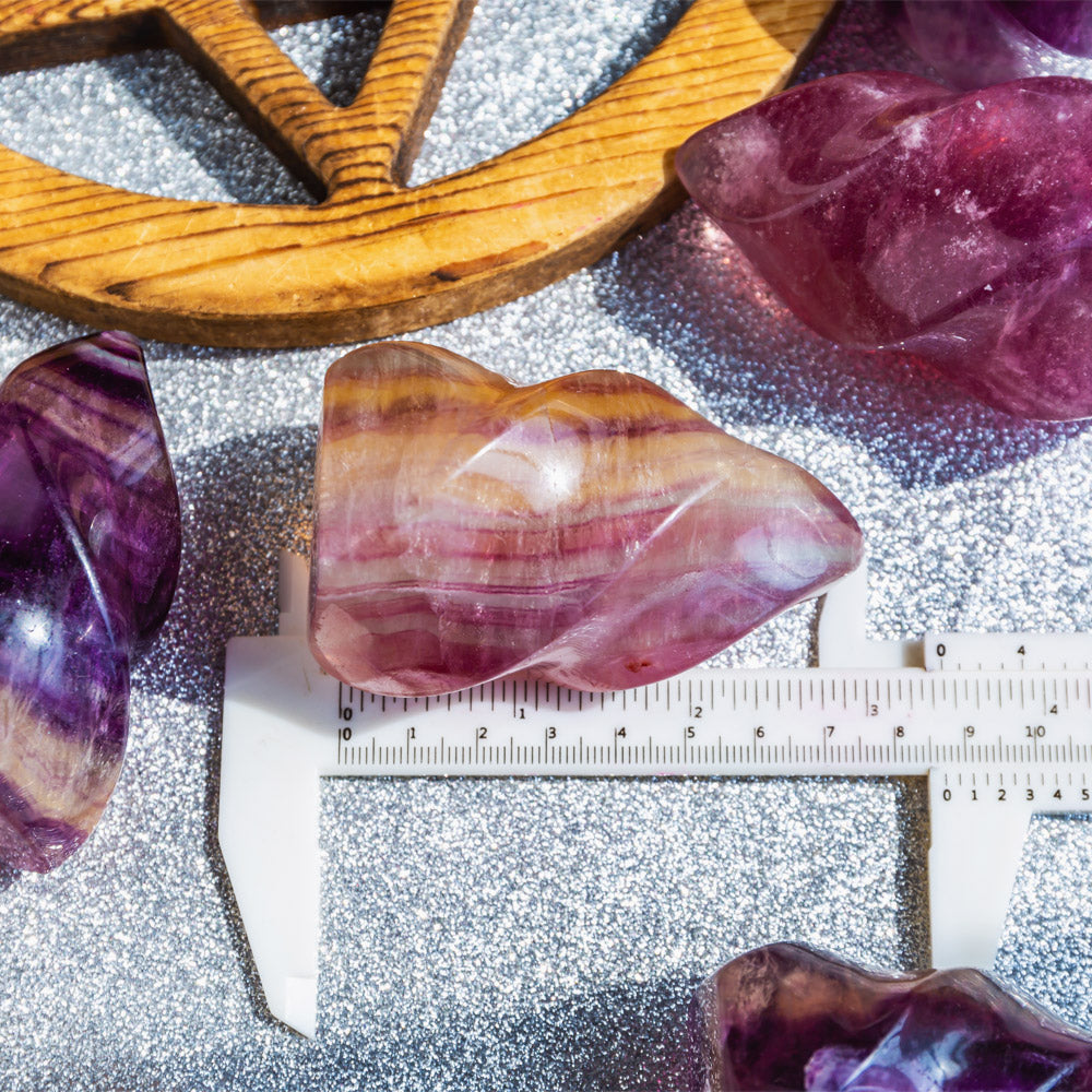 Reikistal Rainbow Fluorite Flame