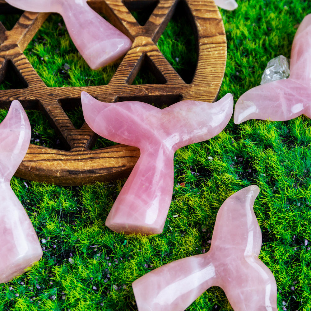 Reikistal Rose Quartz Fish Tail