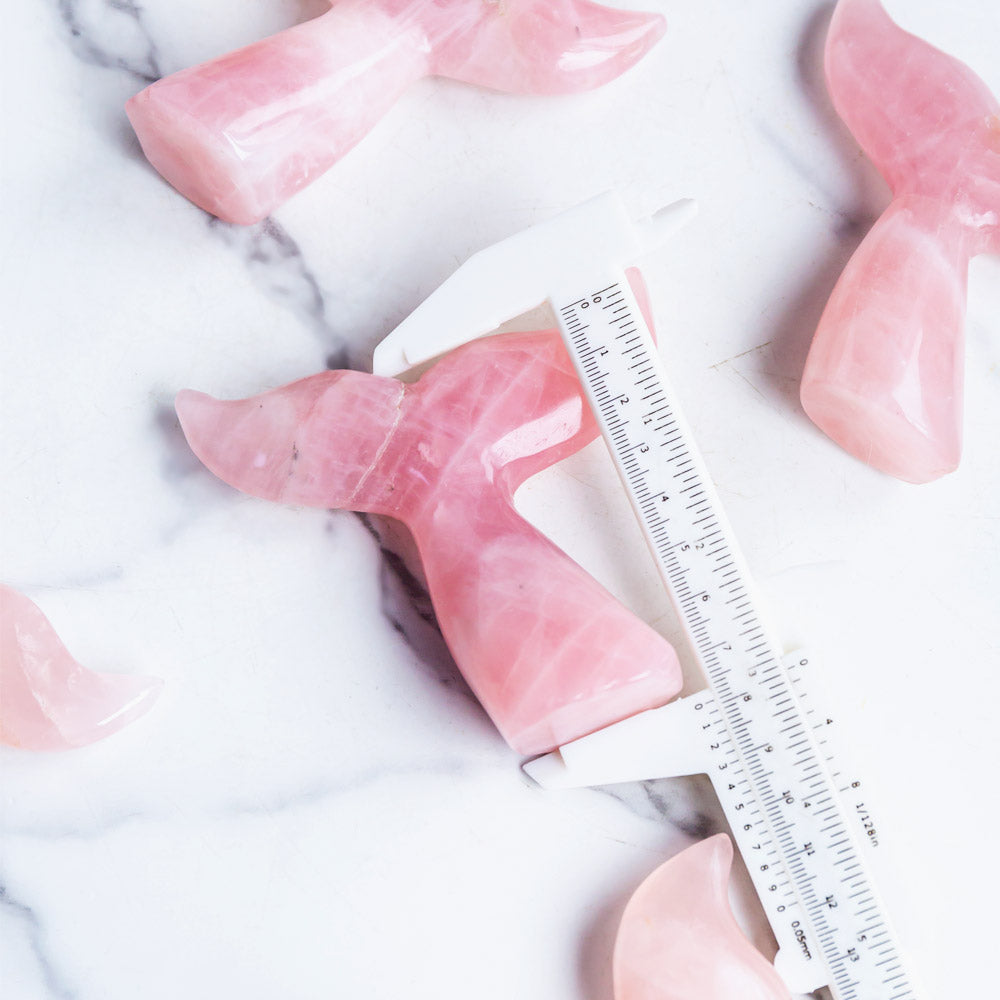 Reikistal Rose Quartz Fish Tail