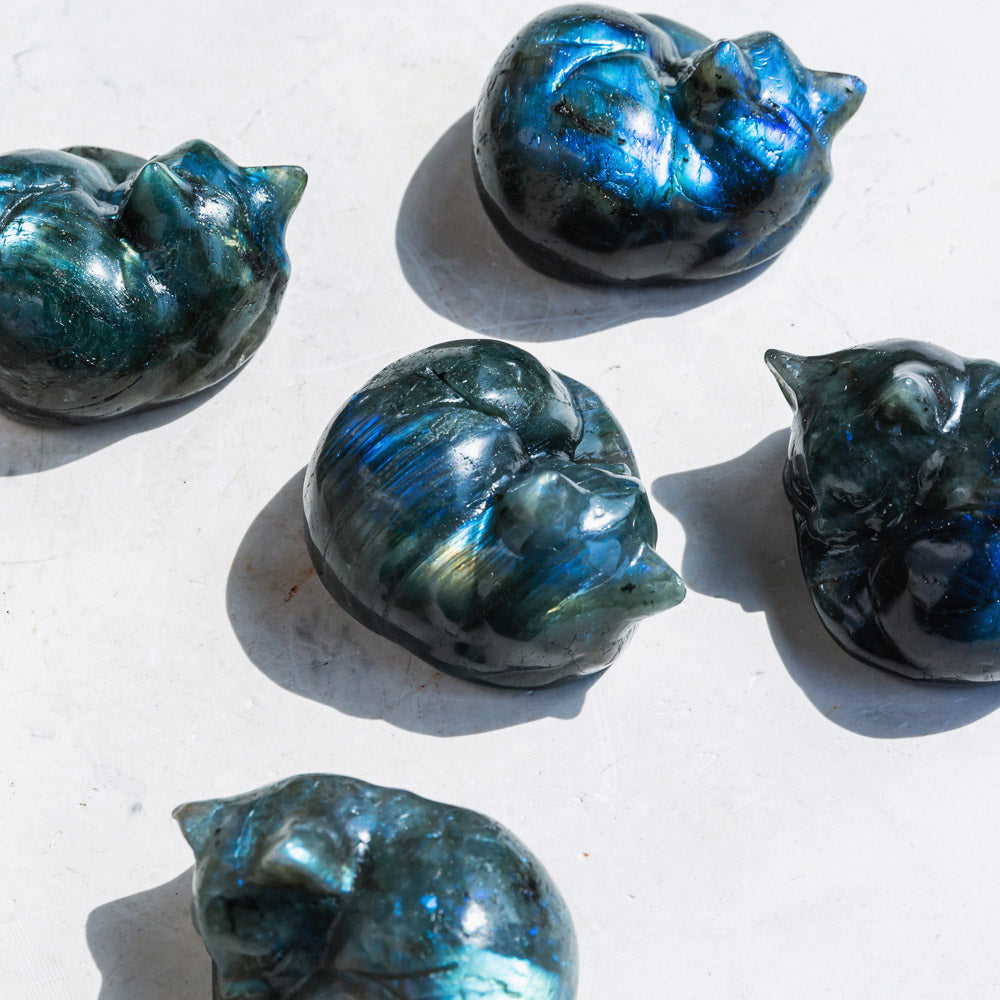 Reikistal Labradorite Cat Owl Hej Ketty